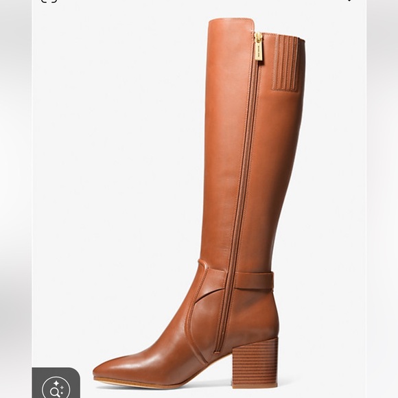 Michael Kors Carmen Leather Riding Boot - Picture 2 of 7